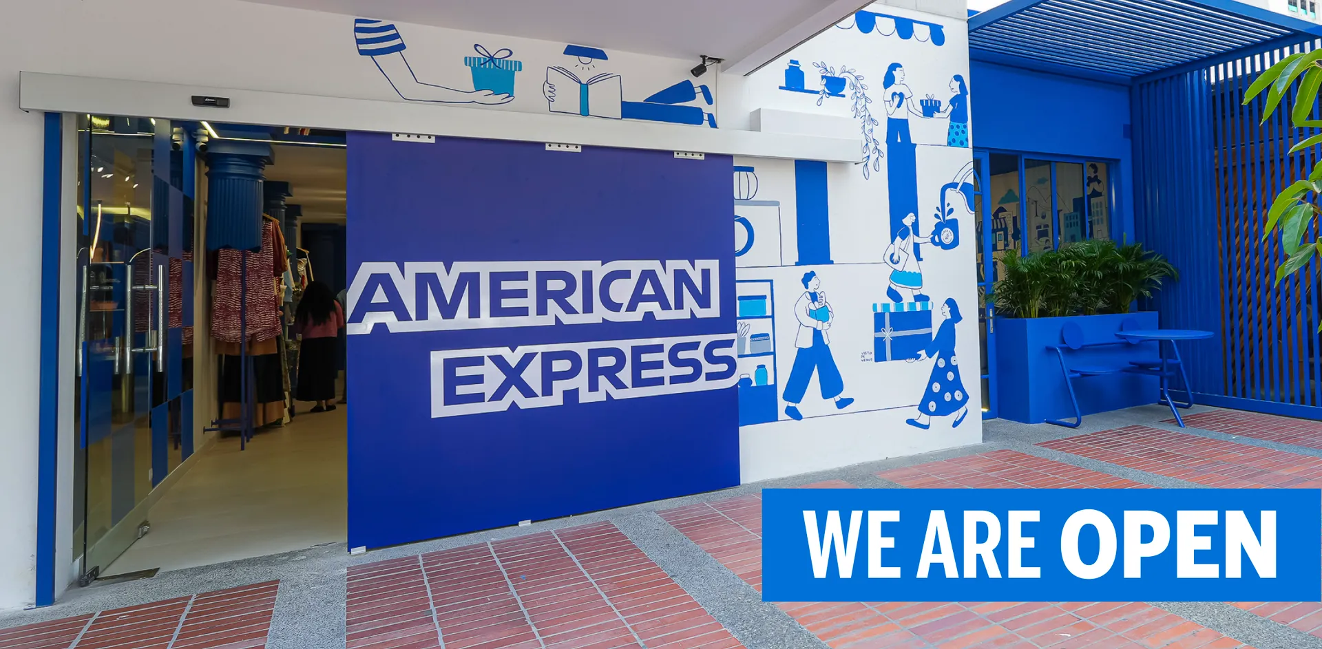 Banner We Are Open versión escritorio